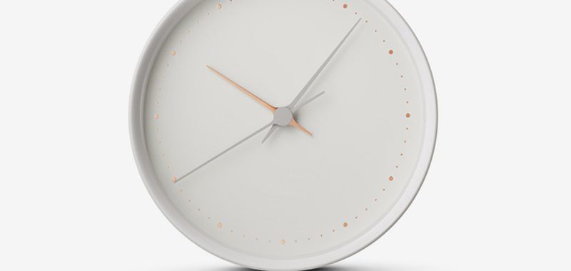 Wood design bedroom clook